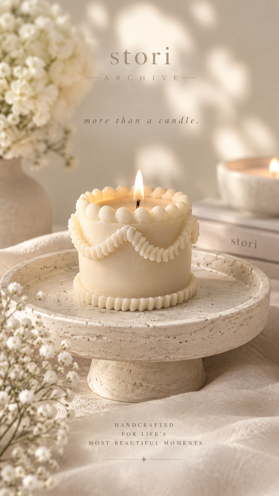 The Birthday Stori — Celebration Cake Candle