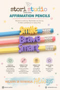 Words to Write By Affirmation Pencils